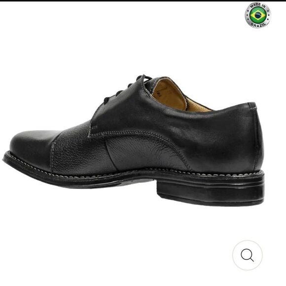 SANDRO MOSCOLONI STRAIGHT TIP BLUCHER DERBY MAXWELL, Black, 13, NWOB
